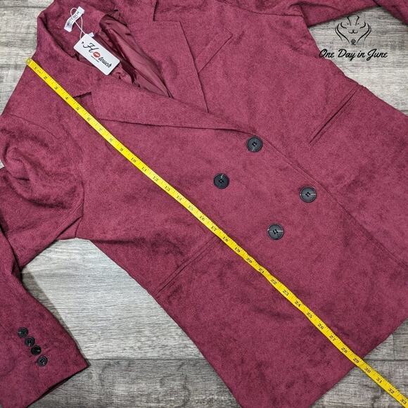 Hotouch 4 Button Corduroy Blazer Size L - Picture 4 of 6